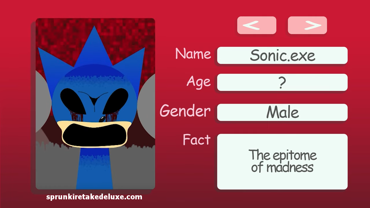 Sonic - Sprunki Retake Deluxe Character